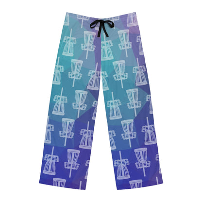 Disc Golf Basket Prism Pattern Lounge Pants