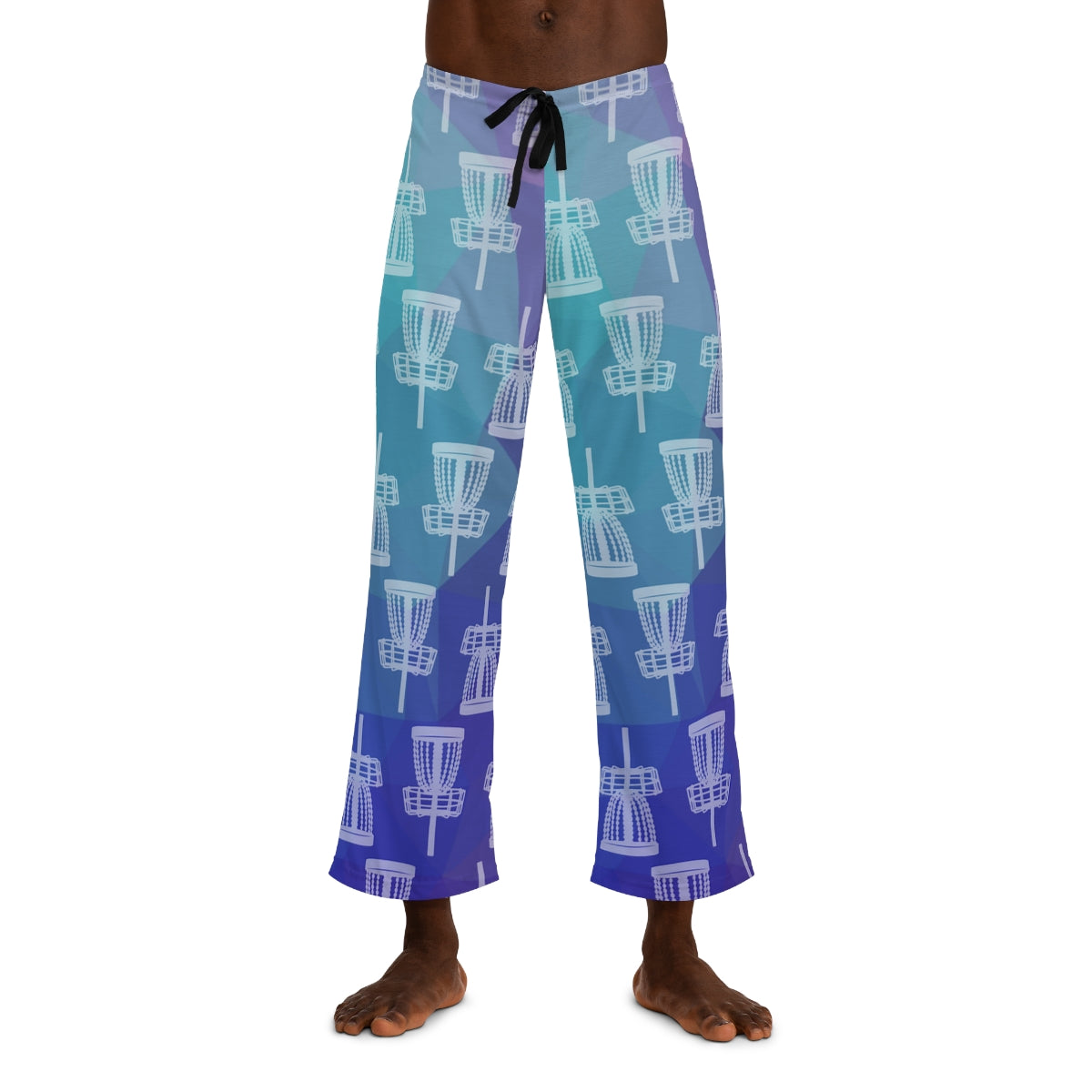 Disc Golf Basket Prism Pattern Lounge Pants